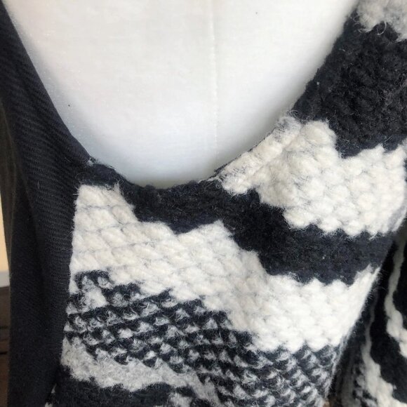 Anthropologie Guest Editor Open Cardigan Vest Sweater Wool Blend M - Picture 7 of 11